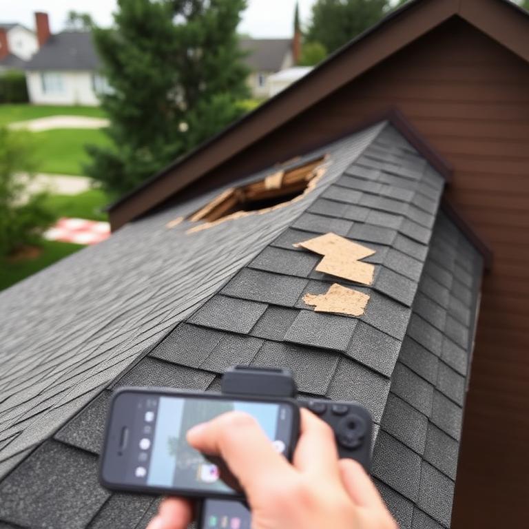Home exterior being measured by CIVIO's AI to build a project scope